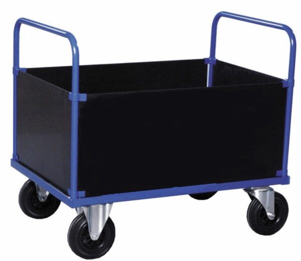 Wózek transportowy burtowy z pełnymi burtami 350kg